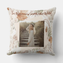 Persoonlijke Boho Kussen Boheemse Fotocadeau