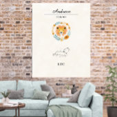 Persoonlijke Boho Leeuw Zodiac Sterrenbeeld Poster