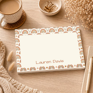Persoonlijke Boho-waterverfregenboog Post-it® Notes