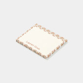 Persoonlijke Boho-waterverfregenboog Post-it® Notes (Schuin)