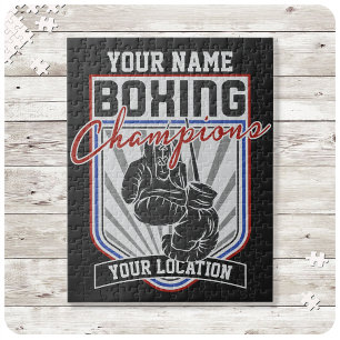Persoonlijke Bok Champions Boxer Fitness Gym Legpuzzel