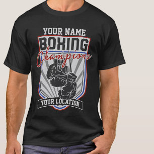 Persoonlijke Bok Champions Boxer Fitness Gym T-shirt