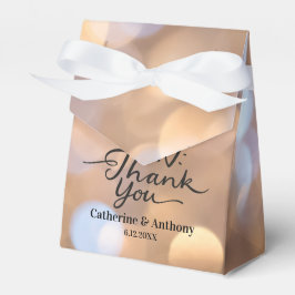 Persoonlijke Bokeh Wedding Bedankt Bedankdoosjes