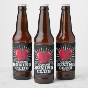 Persoonlijke Bokshandschoenen Vechterskampioen Bok Bier Etiket