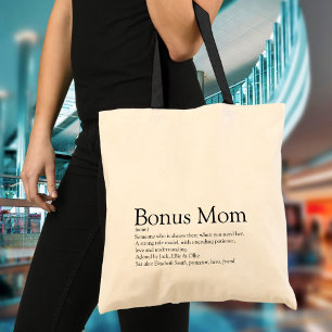 Persoonlijke Bonus Moeder Definitie Citaat Modern Tote Bag