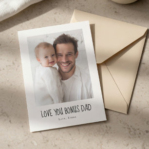 Persoonlijke Bonus Papa Fotokaart   Aangepast Cade Feestdagenkaart