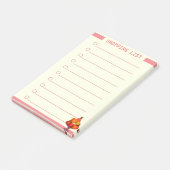 Persoonlijke Boodschappenlijst Post-it® Notes (Schuin)