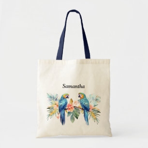 Persoonlijke boodschappentas met Ara Papegaai Tote Bag