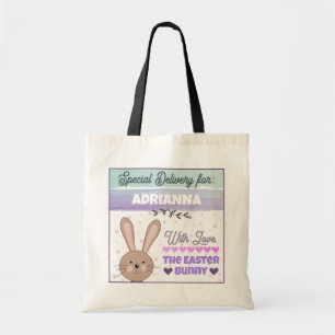 Persoonlijke boodschappentas van de Paashaas Tote Bag
