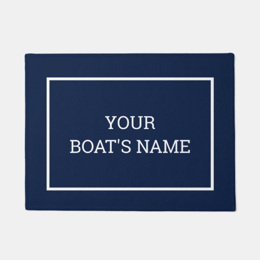 Persoonlijke bootnaam Dock Mat (Voorkant)