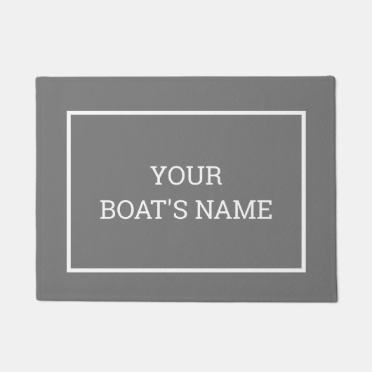 Persoonlijke bootnaam Dock Mat (Voorkant)