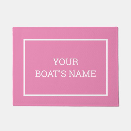 Persoonlijke bootnaam Dock Mat (Voorkant)
