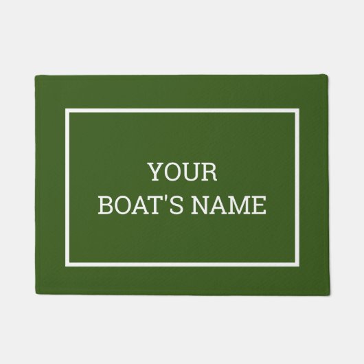 Persoonlijke bootnaam Dock Mat (Voorkant)