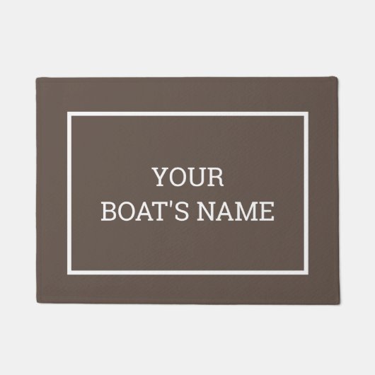 Persoonlijke bootnaam Dock Mat (Voorkant)