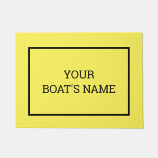 Persoonlijke bootnaam Dock Mat