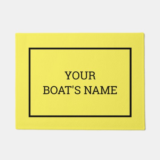 Persoonlijke bootnaam Dock Mat (Voorkant)