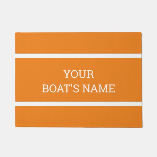 Persoonlijke bootnaam Dock Mat (Voorkant)