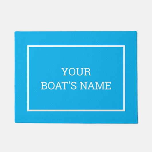 Persoonlijke bootnaam Dock Mat (Voorkant)
