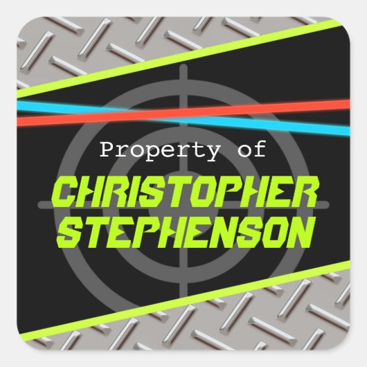 Persoonlijke borden Laser Label Thema Naam (Voorkant)