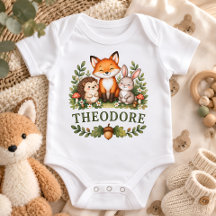 Persoonlijke bosdieren baby naam