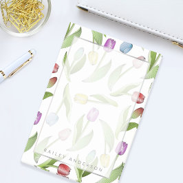 Persoonlijke Botanische Bloem Kleurrijke Tulp Post-it® Notes