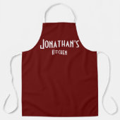 Persoonlijke Bourgogne Apron Schort (Voorkant)