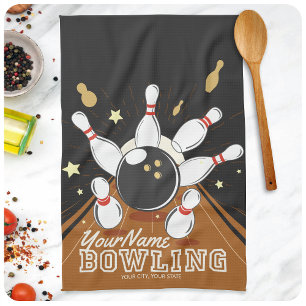 Persoonlijke Bowlingbaan Strike Bowlingbanen Ball Theedoek