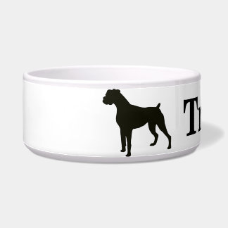 Persoonlijke Boxer Dog Bowl Voerbakje
