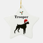 Persoonlijke Boxer Dog Keramisch Ornament (Voorkant)