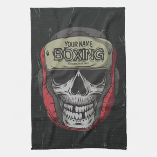 Persoonlijke Boxer Fight Club Skelet Boksen Gym Theedoek