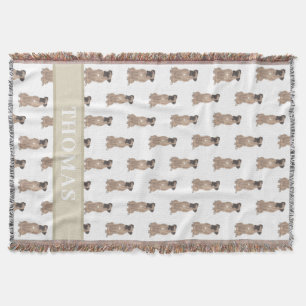 Persoonlijke Boxer (Herten Masker)  Deken