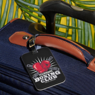 Persoonlijke boxinghandschoenen Vochtkamer Bagagelabel