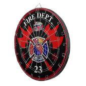 Persoonlijke brandweer dartbord (Voorkant Rechts)