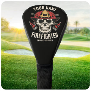Persoonlijke Brandweer Skull Brandweerman Brandwee Golfheadcover