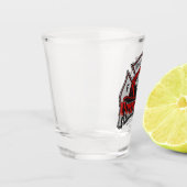 Persoonlijke brandweerman brandweerman Helm Fire R Shot Glas (Links)