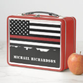 Persoonlijke brandweerman Thin Red Line Fire Rescu (In situ)