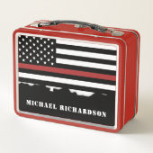 Persoonlijke brandweerman Thin Red Line Fire Rescu (Achterkant)