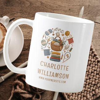 Persoonlijke Brei- en Haakbusiness Koffiemok