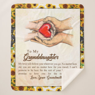 Persoonlijke brief aan mijn kleindochter sherpa deken