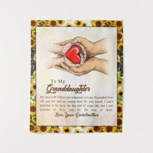 Persoonlijke brief aan mijn kleindochter wandkleed