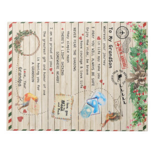 Persoonlijke brief aan mijn kleinzoon van opa notitieblok