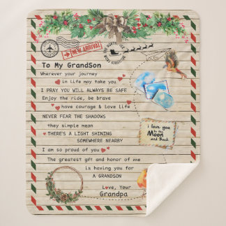 Persoonlijke brief aan mijn kleinzoon van opa, sherpa deken