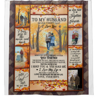 Persoonlijke brief aan mijn man, Love Husband Douchegordijn