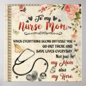 Persoonlijke brief aan mijn verpleegster poster (Voorkant)