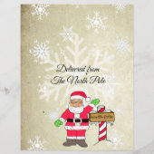 Persoonlijke brief van de Kerstman (Achterkant)