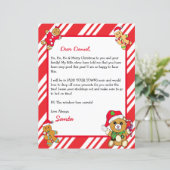 Persoonlijke brief van de Kerstman (Staand voorkant)