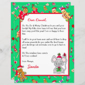 Persoonlijke brief van de Kerstman (Voorkant / Achterkant)