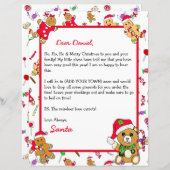 Persoonlijke brief van de Kerstman (Voorkant / Achterkant)