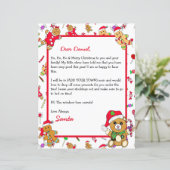 Persoonlijke brief van de Kerstman (Staand voorkant)