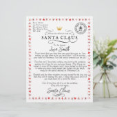Persoonlijke brief van de kerstman (Staand voorkant)